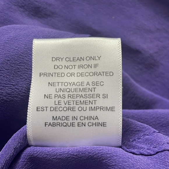 Equipment, silk purple, top/blouse - Picture 9 of 16